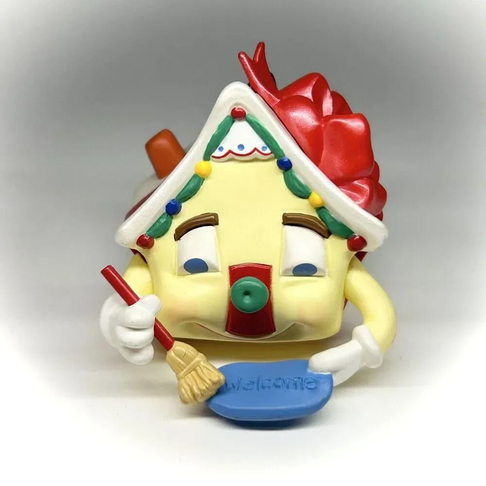 Hallmark Keepsake Christmas Ornament 1995 Happy New Home Cute House with a Bow